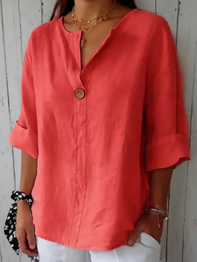 Jessie | Casual V-Neck Blouse