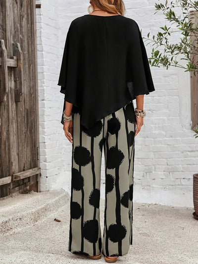 Bianca – Relaxed-Chic Two-Piece Set with Elastic Waistband