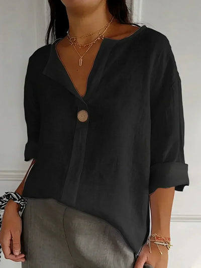 Jessie | Casual V-Neck Blouse