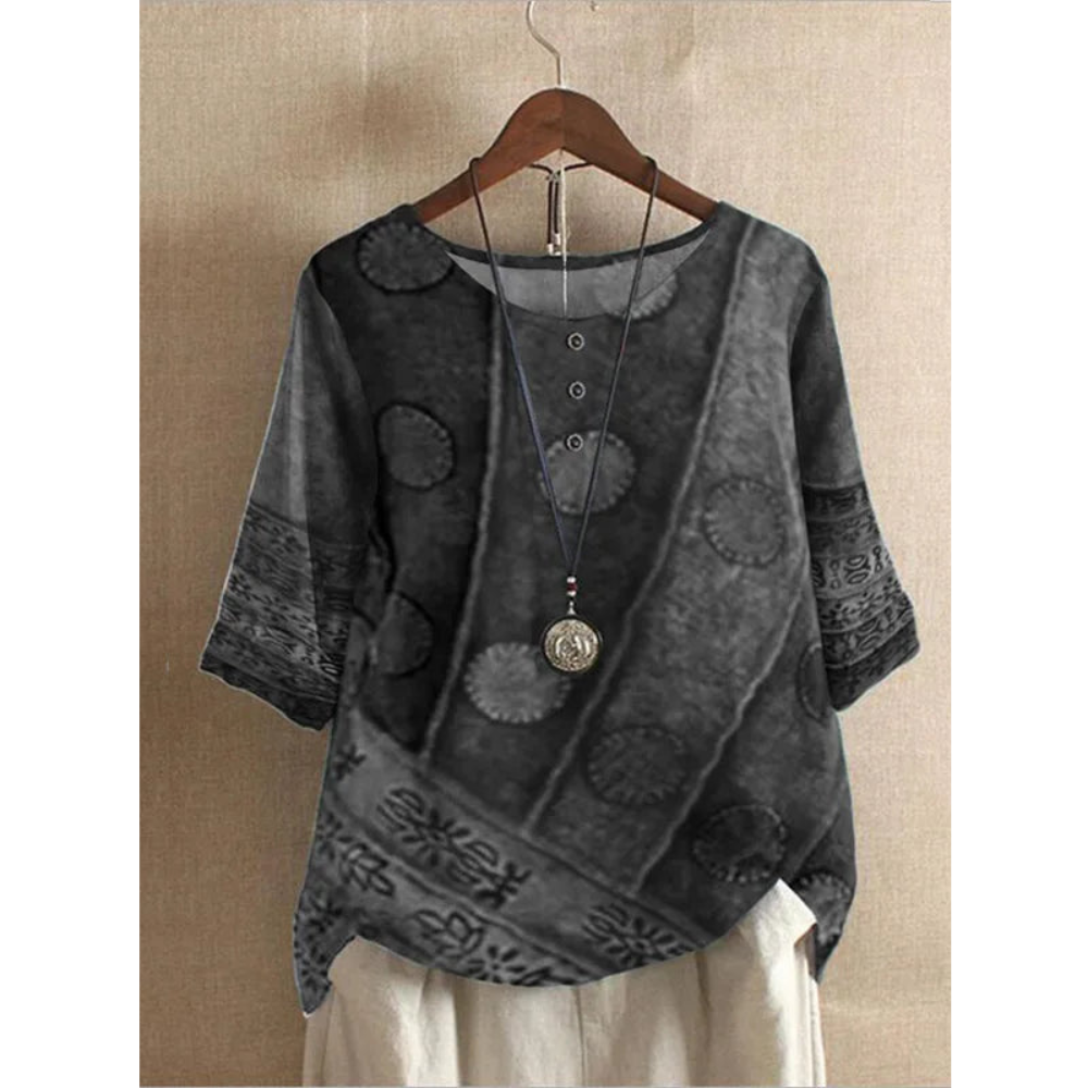 Valerie - Colourful Bohemian Top