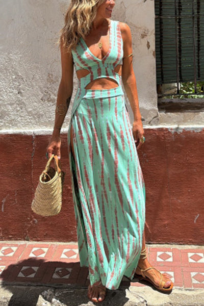Amara – Plunge Cut-Out Dress