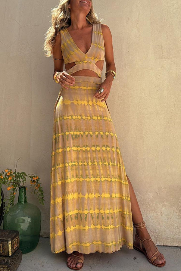 Amara – Plunge Cut-Out Dress