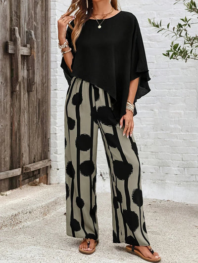 Bianca – Relaxed-Chic Two-Piece Set with Elastic Waistband