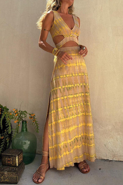 Amara – Plunge Cut-Out Dress